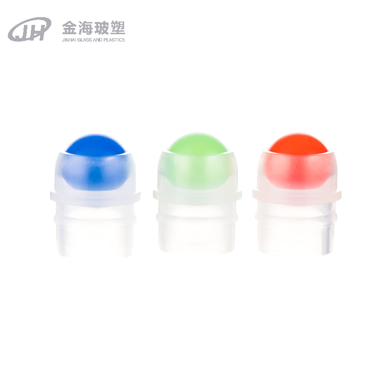 Plastic Colorful Roller Ball Glass Roll-On Bottle for Cosmetic Skin Care Products