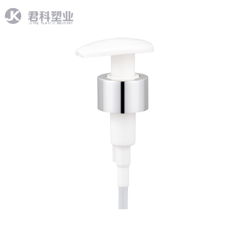 Alumina Plastic Lotion Pumps with A Lock Clip 1.2ml Dosage OEM