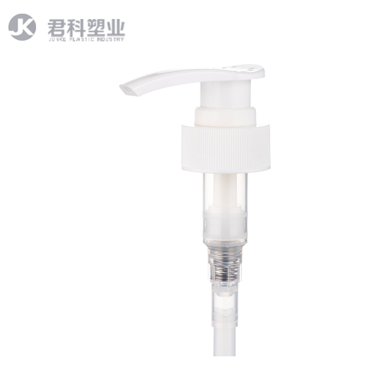 Ribbed 32mm Lotion Pump , PP Plastic Dispenser Pump for Comsetic Bottles